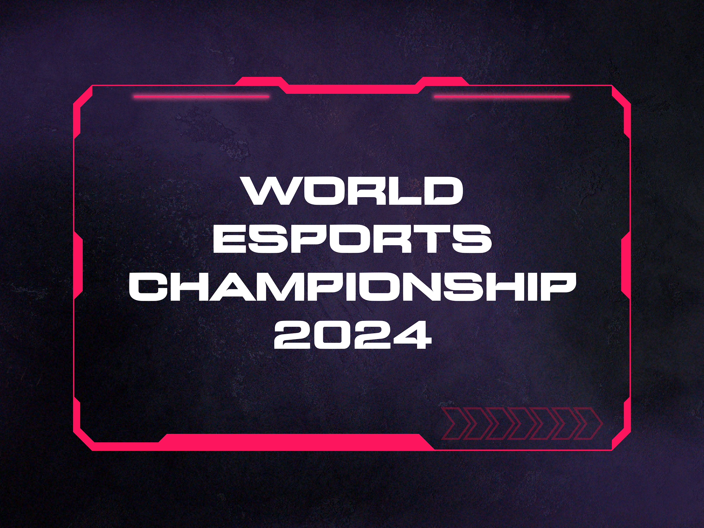 EVENT REPORT : WORLD ESPORTS CHAMPIONSHIP 2024