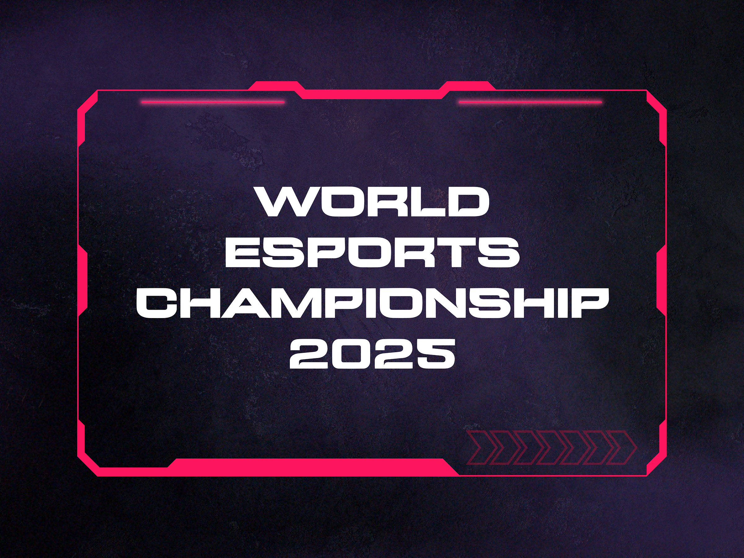 EVENT REPORT : WORLD ESPORTS CHAMPIONSHIP 2025