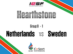 The 6th e-Sports World Championship Baku 2014 - Hearthstone Group B Netherlands vs Sweden 1