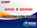 [CS:GO] Australia vs Switzerland [2017.11.10] 9th IeSF World Championship