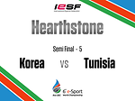 The 6th e Sports World Championship 2014 Hearthstone Semi Final Korea vs Tunisia 5